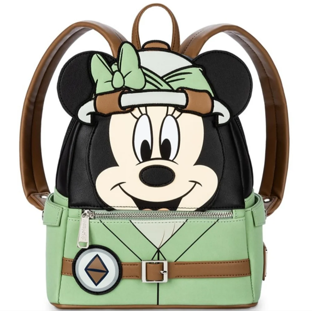 Loungefly Disney Parks Safari Minnie Mouse Animal Kingdom Backpack